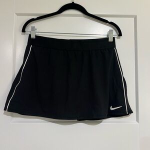 Nike Women's Black Skort with White Accents